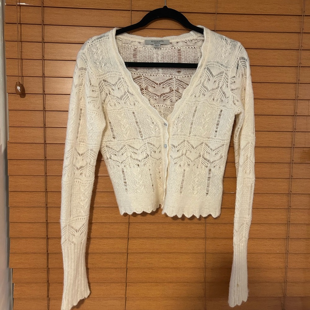 All Saints - White Cardigan